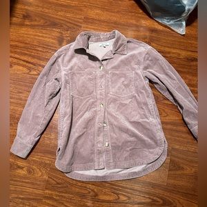 Madewell corduroy shacket size xxs